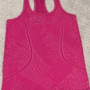 Lululemon Athletica Vibrant Pink Tank Top